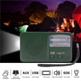 thumbnail image 4 of Radio De Mano Con Energía Solar Linterna Carga Usb Cargador De Emergencia Alarma De Emergencia Yuarrent EL012741-00, 4 of 6