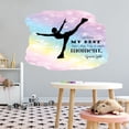 thumbnail image 2 of Quotes & Sayings Wall Decals for Girls Bedroom - Inspirational Sign Ice Skating DIY & Creativity Boy Girl Bedroom Wall Sticker - Size: 30 In x 21 In, 2 of 5