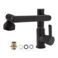 thumbnail image 1 of Grifo giratorio de latón G1, grifo de punta larga de 360 grados, accesorios de baño con pantalla digital para bañera, lavabo de cocina, negro, 1 of 5