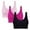 Black, variant on CFLVAEK 3 Piece Sports Bras for Women High Support Seamless Yoga Gym Workout Bra Breathable Wireless Lift Up Sports Bra S