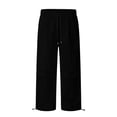 thumbnail image 4 of CQONEPT Womens Parachute Pants Wide Leg Baggy Pants Quick Dry Y2K Elastic Waist Streetwear Outdoor Jogger Track Pants Black XXL, 4 of 6