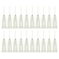 thumbnail image 1 of 27 agujas de dispensación, 102 piezas de agujas de dispensación de punta roma de 1/2 pulgada con jeringas de bloqueo Luer para rellenar tintas líquidas, adhesivos, aceites, transparente, 1 of 7