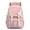 Pink |#4, variant on Large Capacity Backpack Aesthetic Cute Outdoor, 15.6-Inch Waterproof PU Backpack for School, With Lace Bows Detail, Pompon And Convertible Strap (Pink)