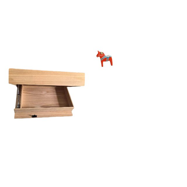 Estante Flotante De Pared Con Cajón Y Compartimento, Adorno De Caballo Dala Sueco, Figura Coleccionable De Caballo Dalecarlian Para Decoración Del Hogar.