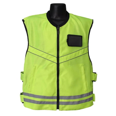 Men's Fulmer Safety Vest Max-Viz Green Motorcycle Vest Riding (Best Motorcycle Safety Gear)