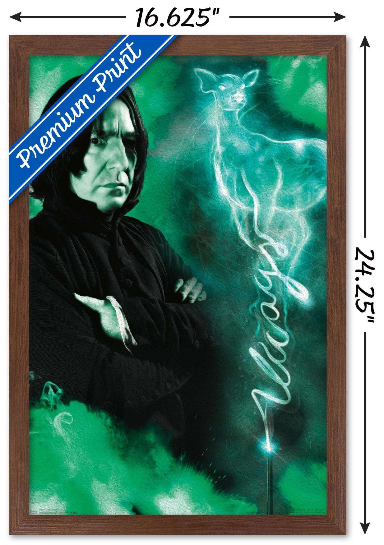 The Wizarding World: Harry Potter - Snape Always Wall Poster, 14.725" x 22.375", Framed