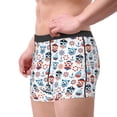thumbnail image 4 of Balery Nautical And Pirate Owls Men's Boxer Briefs, Soft and Breathable Cotton Underwear with nylon Waistband-Large, 4 of 9