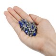 thumbnail image 4 of 100 Sets Leather Rivets 8mm Double Cap Rivets 7mm Height Studs Dark Blue, 4 of 6