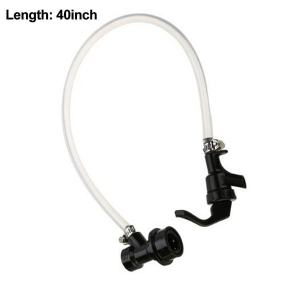 BUYISI 20/40\\ Clear Beer Line Tool Set With Picnic Tap Faucet Ball Lock Homebrew Keg 40in