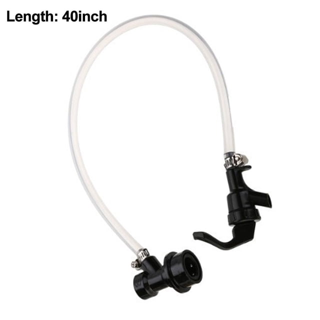 20/40\'\' Clear Beer Line Tool Set With Picnic Tap Faucet Ball Lock Homebrew Keg