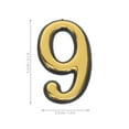thumbnail image 2 of LOLIPPYY 2Jgo Stickers Impermeables Dorados Para En Exterior Para Puertas Y Contenedores, 2 of 6