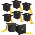 thumbnail image 1 of 20 Pcs Décorations de Boîte à Bonbons et Sucrerie avec Chapeau de Graduation, 1 of 5