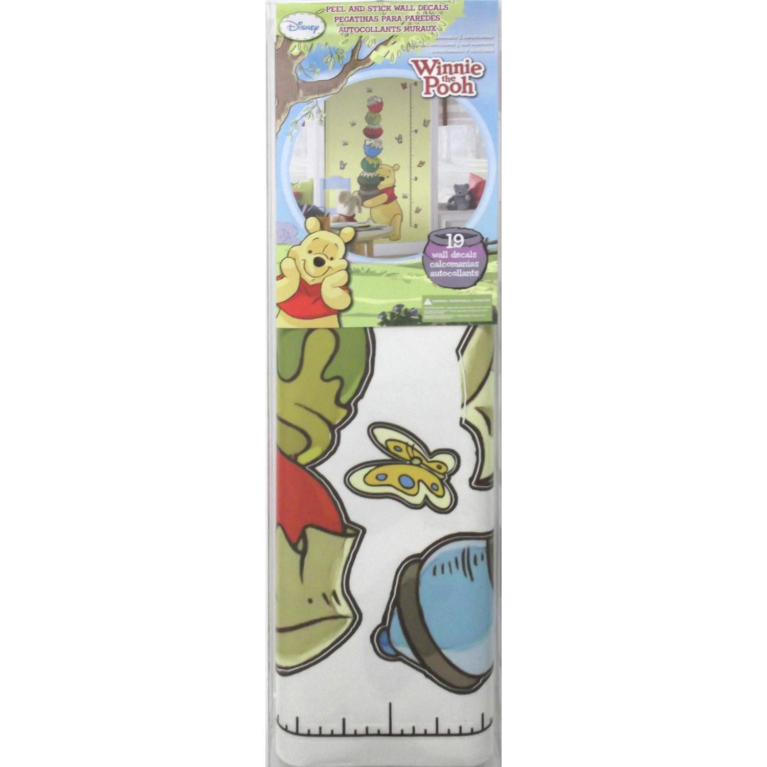 WINNIE THE POOH Growth Chart Wall Sticker Decals Nursery Room Decor Baby Decals