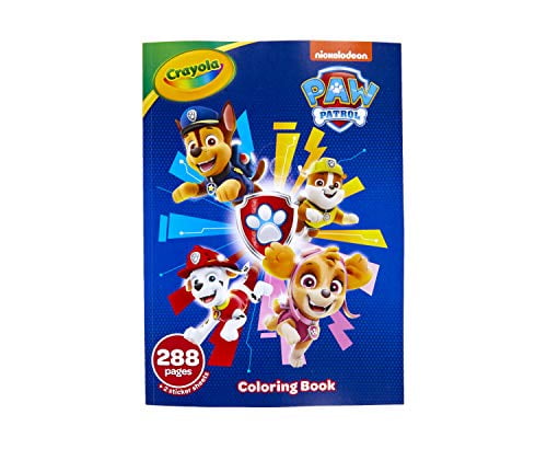 Crayola Paw Patrol Coloring Book Printed Book