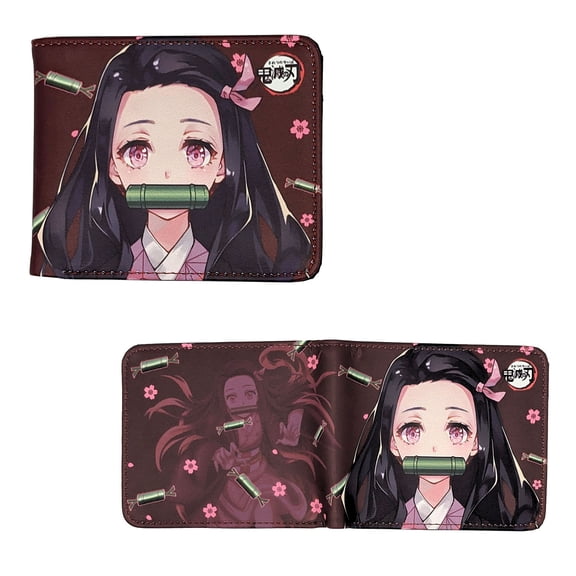 Nezuko Kamado with Bamboo - Demon Slayer 4x5" Bi-Fold Wallet