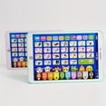 thumbnail image 3 of QJUHUNG Youngsters‘ Interactive Learning Companion Tablet - Educational Toy with Alphabet  Numbers  Text  Music  and Games - Pink/Green Color Options  Battery-Free Design for Endless Fun, 3 of 7