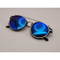thumbnail image 7 of Steampunk Goggles Glasses Round Sunglasses Emo Retro Vintage Colorful Blue, 7 of 7