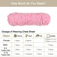 thumbnail image 4 of Unique Bargains Chenille Polyester Velvet Pink Yarn, 3 Skeins, 4 of 7