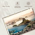 thumbnail image 6 of Elephant Stock Breathtaking Rio Coast Wall Art - Horizontal Canvas Wall Art - Living Room Wall Decor - Places Canvas - Teal And White Decor - 12" x 8", 6 of 8