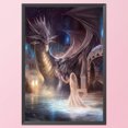 thumbnail image 3 of Cuadros Decorativos Kit de bordado completo de 11 quilates DIY Dragon Girl impreso punto de cruz costura artesanal Tmvgtek embutido en tela, 3 of 9