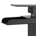 thumbnail image 3 of Bellaterra Home Oviedo Single Handle Bathroom Vanity Faucet with Drain without Overflow in Black, 3 of 3