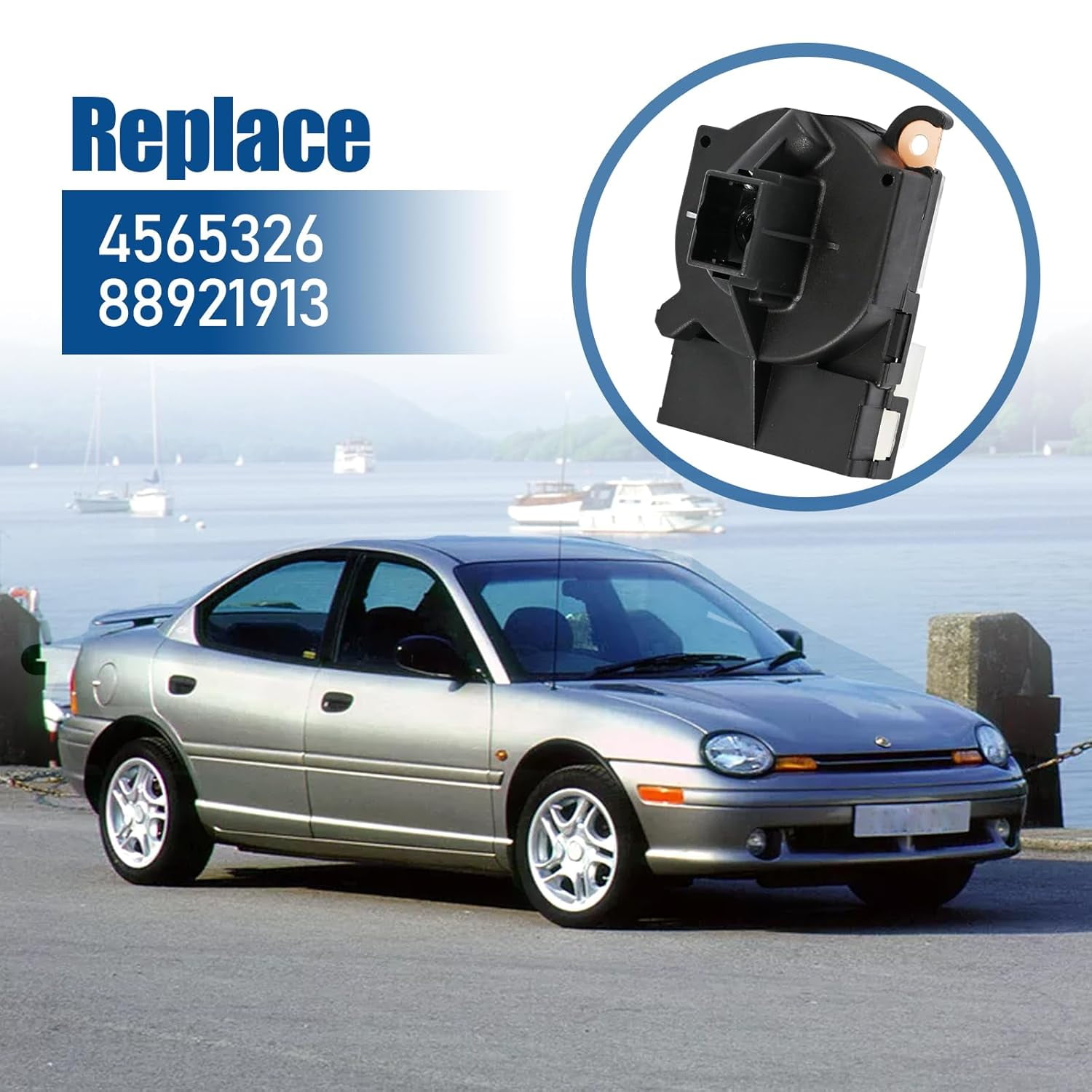 Aniceparthy 4565326 Ignition Switch Replacement for 1995-1999 Dodge Neon, for 1997-2001 Jeep Cherokee, for 1997-2000 Jeep Wrangler, for 1995-1999 Plymouth Neon 88921913