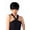 1 - JET BLACK, variant on Sensationnel Neeka 100% Human Hair Celebrity Series Empire Wig 9" Human Hair Wigs / Color: 2 - DARK BROWN