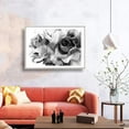 thumbnail image 3 of IDEA4WALL Framed Canvas Wall Art for Living Room, Bedroom Rose Flowers Canvas Prints for Modern Home Decoration Ready to Hang, 3 of 4