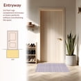 thumbnail image 3 of ODIKA 3'x5' Machine Washable Non-Slip Area Rug, Charming Pastel Checkered Aesthetic High Traffic Rug, Beige, 32025, 3 of 7