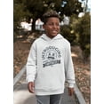 thumbnail image 2 of Introducing Happiness - Retro Laughing Emoji Youth's Hoodie, 2 of 4