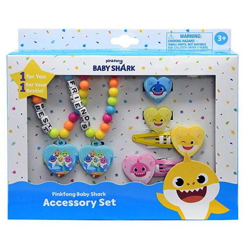 Baby Shark Best Friends Accessory Set Includes 2 beaded bracelets w