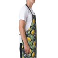 Lsque Citrus Fruits Elegant Lemons Waterproof Apron Chef Aprons for Men