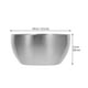 thumbnail image 2 of Tazón de arroz estilo coreano Tazón de arroz de acero inoxidable Suministro de tazón de sopa resistente al calor, 2 of 6