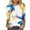 White#02, variant on JTZGDY 3/4 Sleeve Tops for Women Dressy Casual Summer Color Block Print Crewneck Graphic T-Shirts with Pockets Loose Oversized Cotton Tunic Blouse Khaki#01 XXL