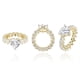 thumbnail image 4 of Anillos de corazón de alta calidad para mujer, color cobre dorado, con circonita cúbica helada, joyería de moda de hip hop, regalo, 7, rosa, 4 of 5