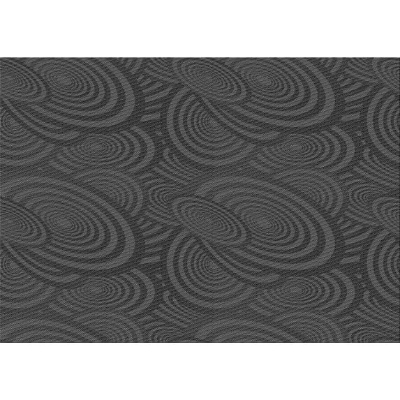 Ahgly Company Indoor Rectangle Patterned Ash Gray Area Rugs, 8' x 12'