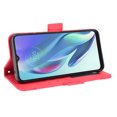 thumbnail image 5 of Case for Motorola MOTO G50 5G Cover Adjustable Detachable Card Holder Magnetic closure Leather Wallet Case - Red, 5 of 5