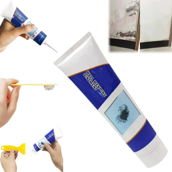 Drywall Repair Kit, Universal Wall Mending Ointment,Drywall Repair Kit, Wall Repair Dry Wall Patch Kits for Filling Graffiti, Holes and Crack Surface