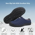 thumbnail image 4 of Winter Slippers for Men Women Warm Slip on House Slippers with Plush Lining Indoor Outdoor Anti-Skid Shoes, 4 of 7
