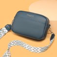 thumbnail image 3 of Btafrte Bolsos Cruzados para Mujer Bolsos Casuales Cuero Genuino Con Correa Ancha (azul), 3 of 6