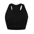thumbnail image 4 of Womens Racerback Sports Bra with Removable Pads Cross Back Strappy Yoga Bra Medium Support Padded Athletic Workout Crop Top for Gym Running, 4 of 6