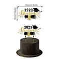 thumbnail image 4 of Kit de pancartas y globos de graduación, pancarta de graduación, globos de látex de graduación de oro negro para decoraciones de graduación de la universidad de la escuela secundaria, 4 of 5