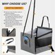 thumbnail image 4 of Foldable Dog Car Seat with Waterproof Pad Dog Hammock Adjustable Backseat Safety Belt Pet Carrier for Small Medium Dogs Cat ShopWise Round, 4 of 8