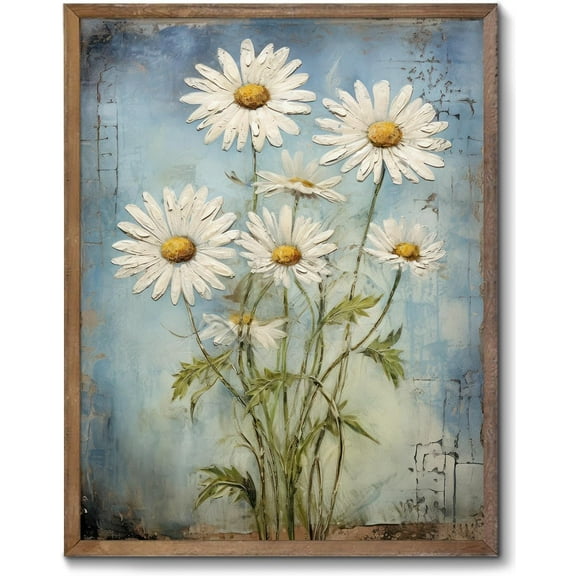 Vintage Cottage Wall Art, Landscape Wall Art Prints, Old Cottages Countryside Landscape Wall Art, 8" X 10" Unframed Canvas Prints Decorations for Living Room Home Farmhouse Bathroom Decor