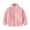 Pink, variant on GYRATEDREAM Toddler Girls Boys Simple Stand Collar Plush Coat Baby Kids Solid Full Zip Warm Jacket Children Thicken Faux Furry Fleece Casual Tops for 2-11 Years