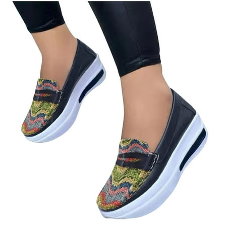 

Women s Ladies Shoes Casual Daily Closed Toe Platform Sneakers Work Shoes