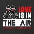 thumbnail image 2 of Love Is In The Air T-Shirt | Cute Romantic Black Tee Gift, 2 of 5