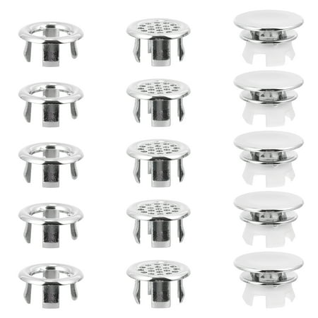 

Etereauty Overflow Basin Sink Trim Vanity Cover Insert Ring Hole Cap Trim Kitchen Waterhand Bathroom Cover
