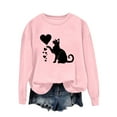 thumbnail image 4 of SHE IS Plus Size Sweatshirts for Women 3x Womens Oversized Sweatshirt Zip up Crop Sweatshirts for Women Soft White Pullover Tops for Women My Orders Placed, 4 of 5