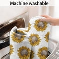 thumbnail image 5 of White Sunflower Pattern Bathroom Rugs Mat,Non Slip Microfiber Bathroom Rug,Rubber Backing,Soft Bathroom Mats for Bathroom Floor,Tub and Shower,17x27in(43x68cm), 5 of 5
